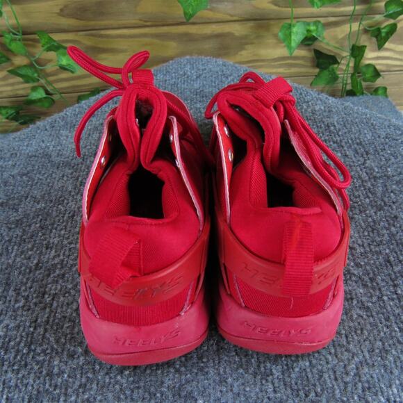 Heelys Sneaker Boys Y‎ 3 Medium Athletic Red Synthetic Lace Up - Picture 4 of 6